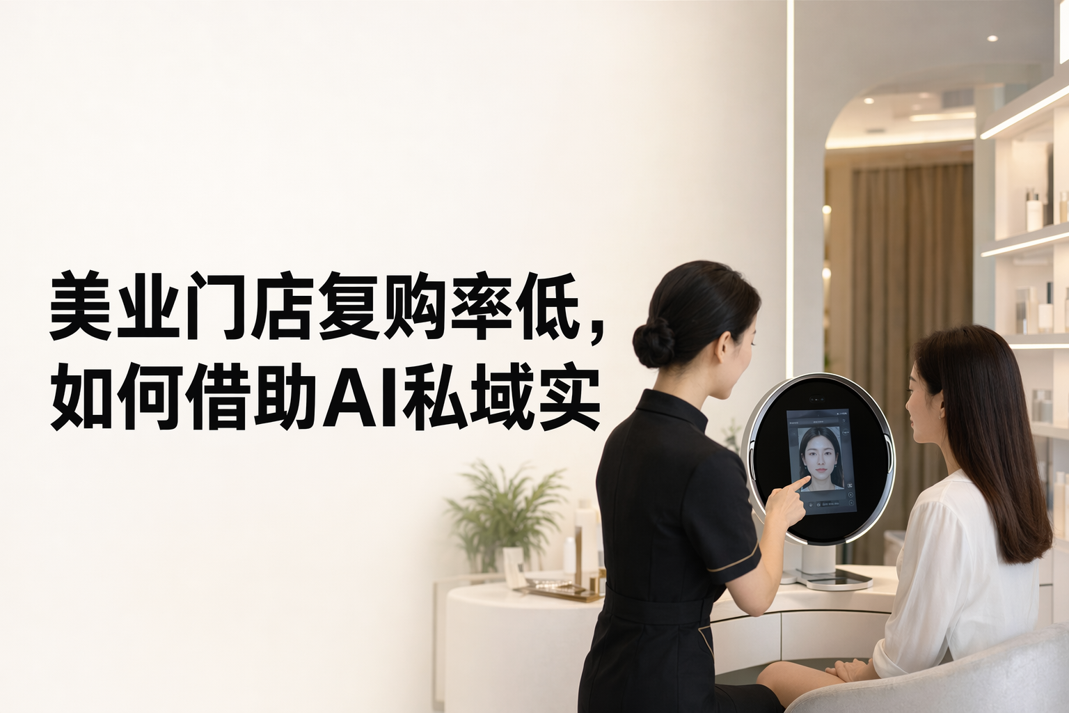 美业门店复购率低，如何借助AI私域实现突破？