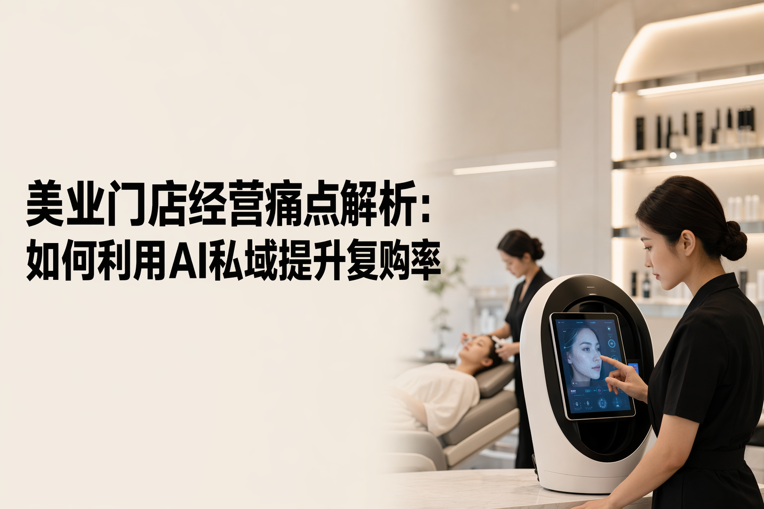美业门店经营痛点解析：如何利用AI私域提升复购率