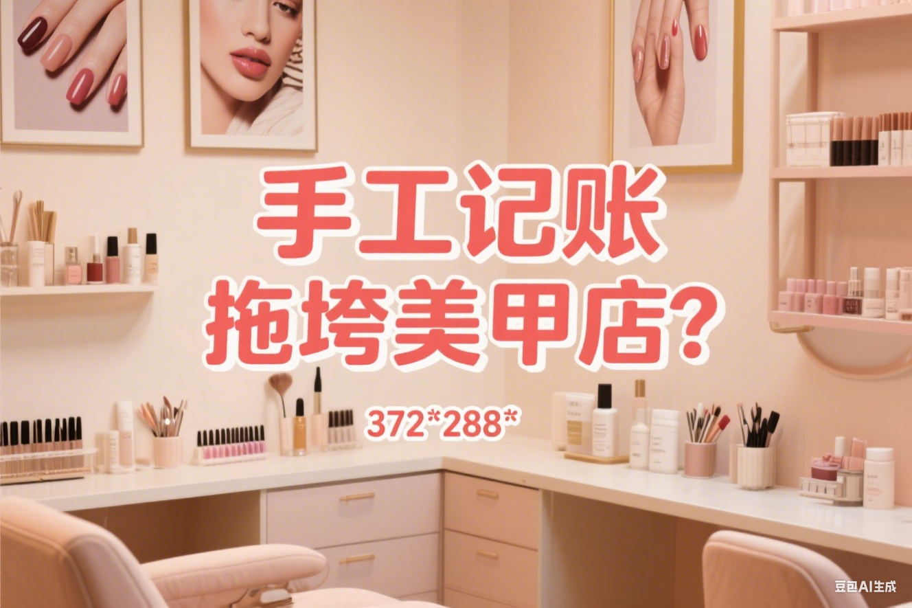 手工记账拖垮美甲店？智能系统让效率飙升300%！